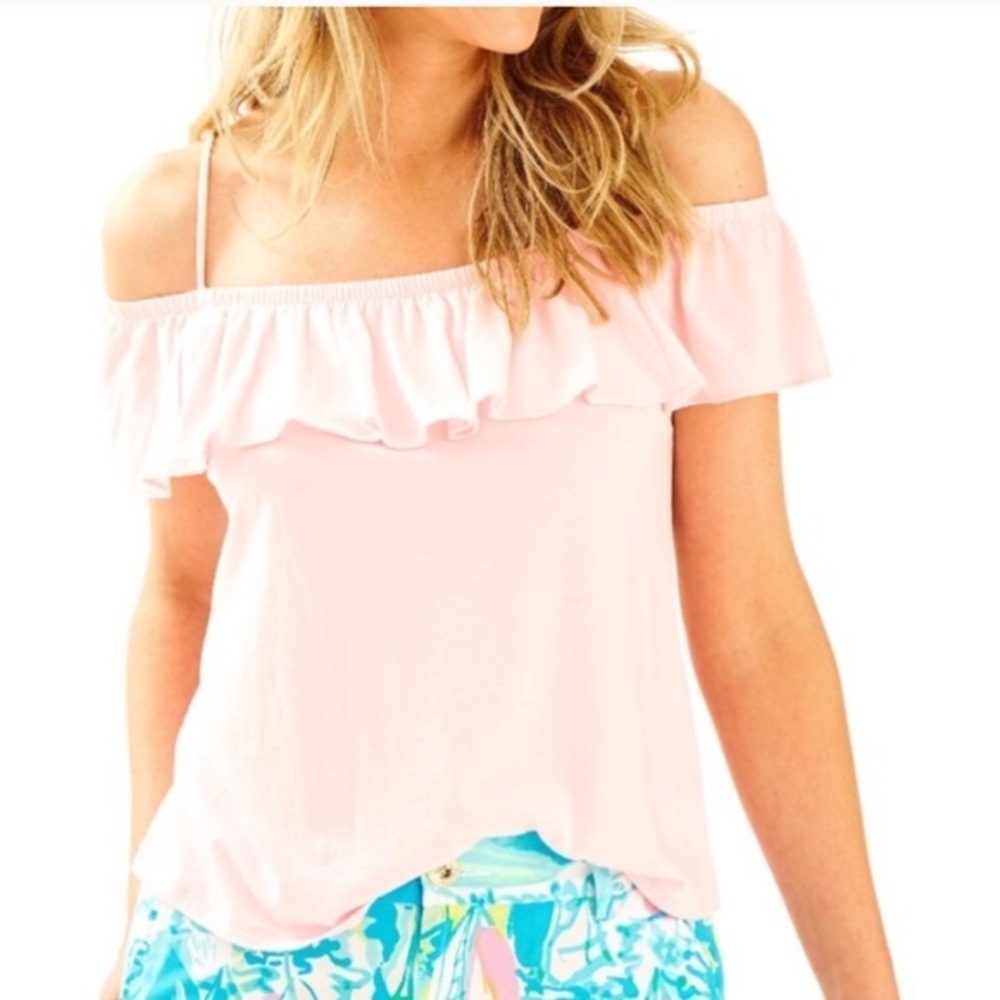 Lilly Pulitzer Tamiami Top White XXS